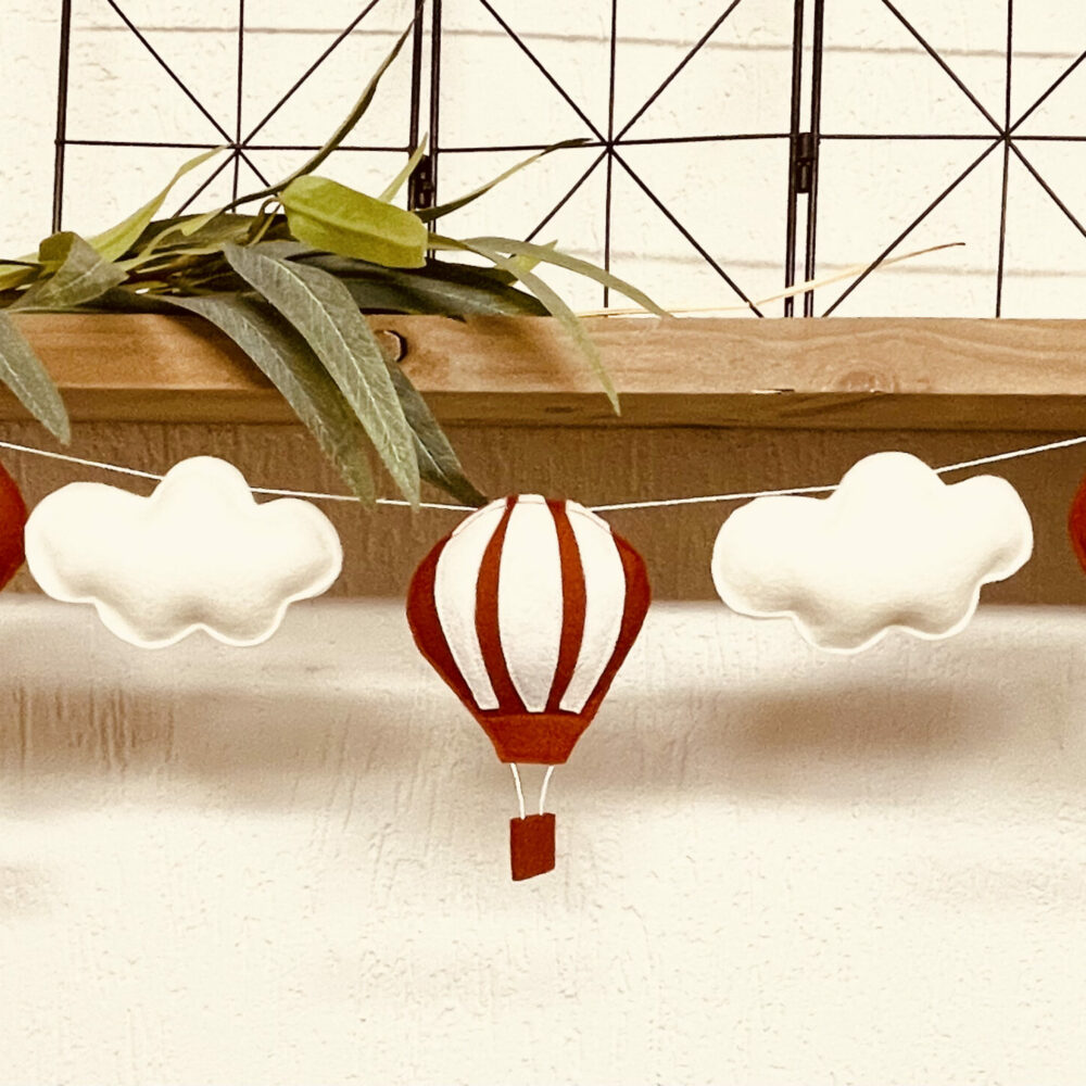 Stoffen slinger luchtballonnen roest