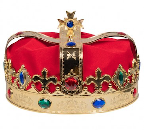 Gouden kroon Koning kind