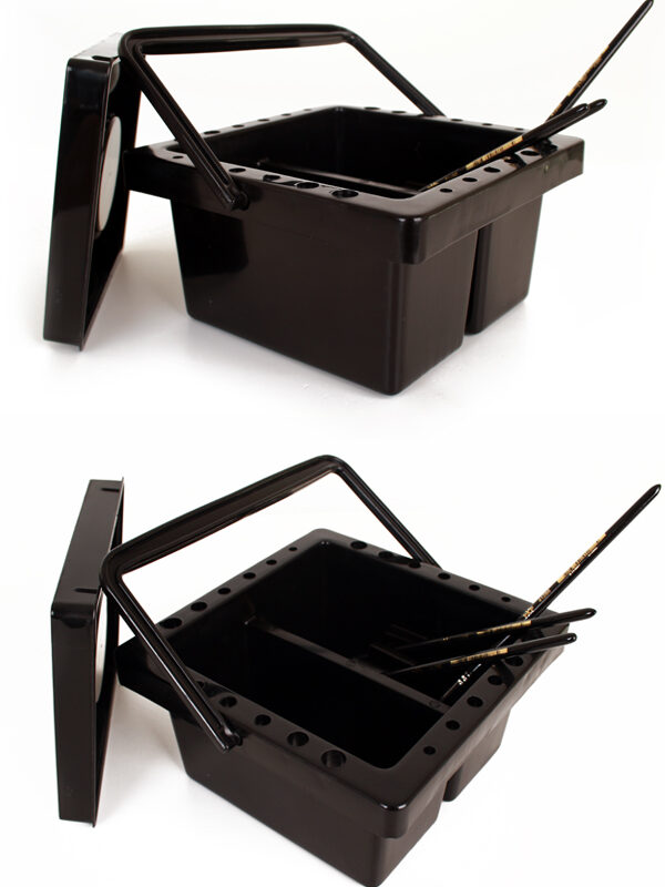 PXP Penselen reinigingsbakje zwart