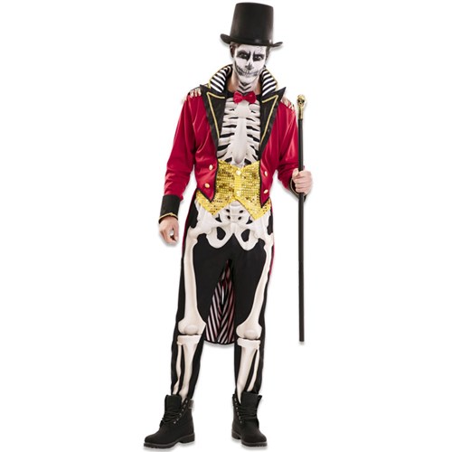 Circusartiest skelet man M/L