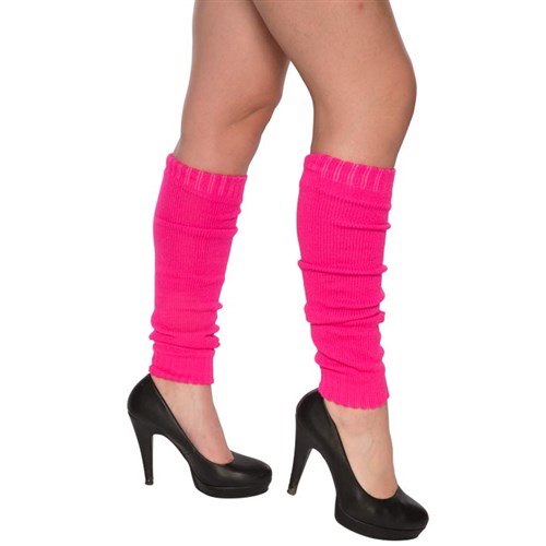 Neon roze beenwarmers