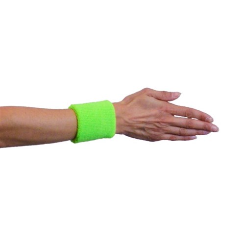 Polsbandjes neon groen (2 stuks)
