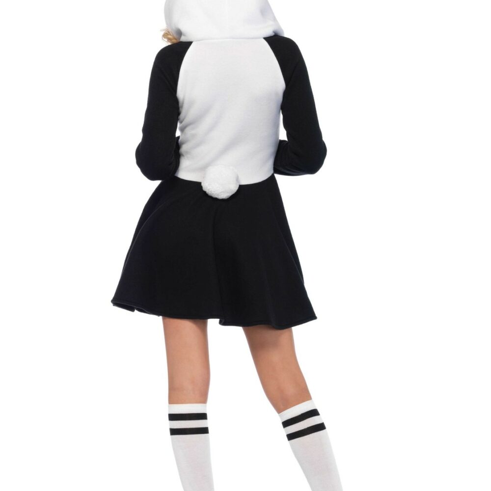 cozy panda zwart-wit achter