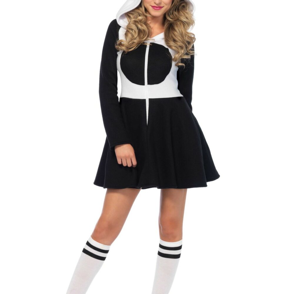 cozy panda zwart-wit