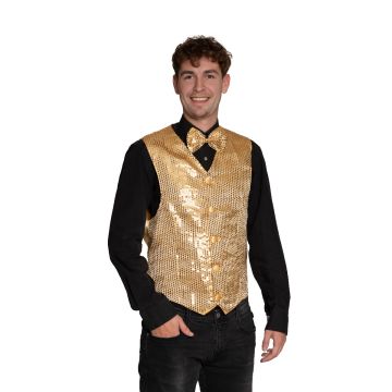 gilet-strik-goud