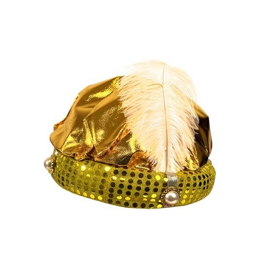 Aladdin gouden Arabische Sultan hoed