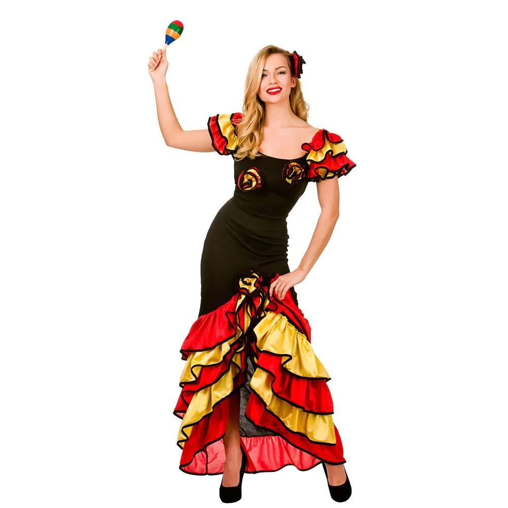 Spaanse danseres Samba jurk