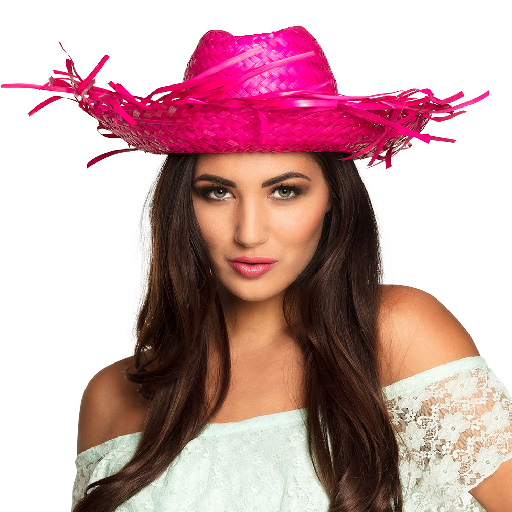 Hoed Caribien fuchsia