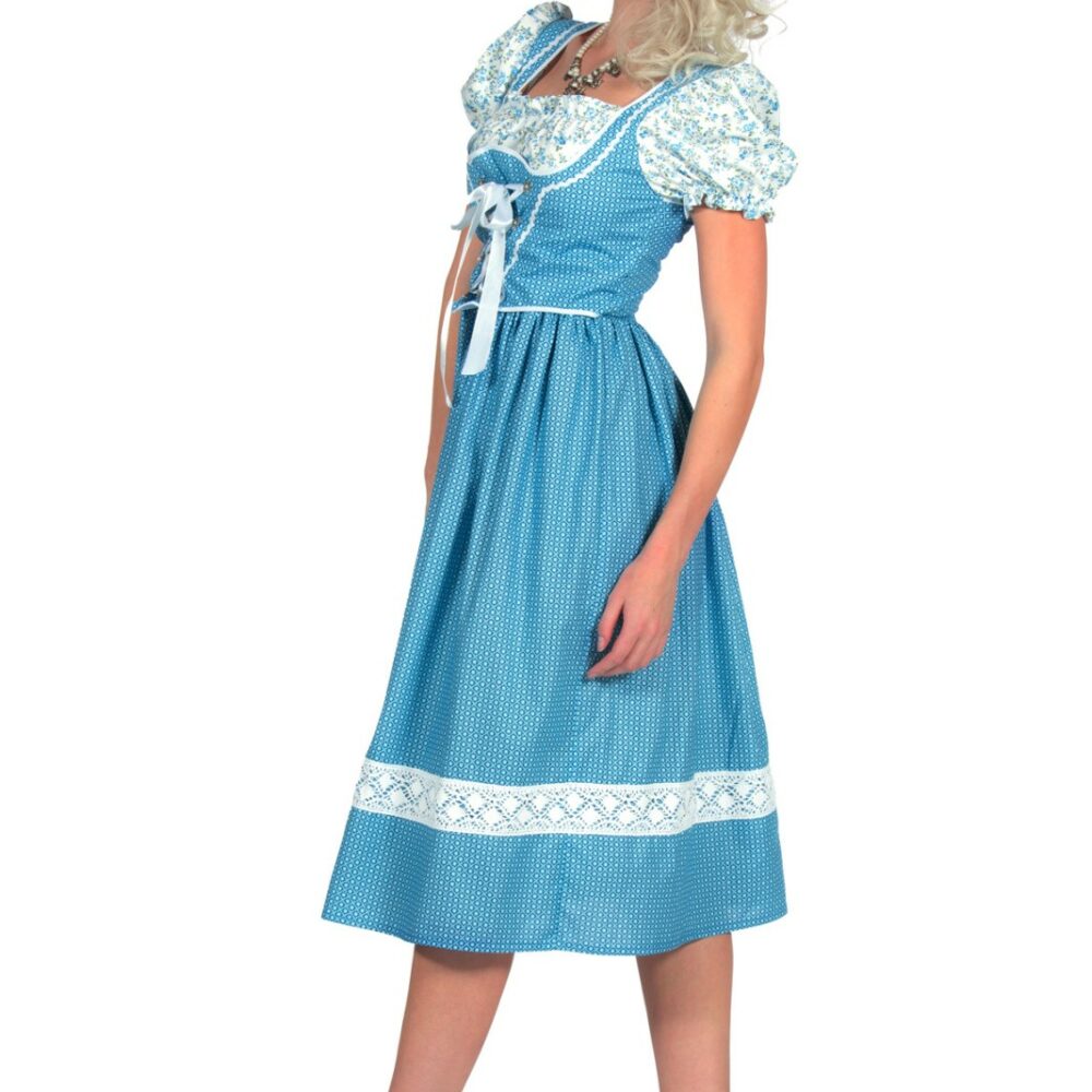 Jurk-Dirndl-lang-blauw