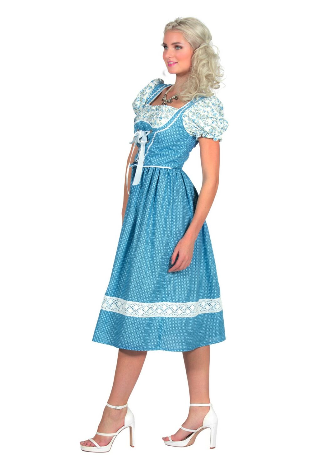 Jurk-Dirndl-lang-blauw