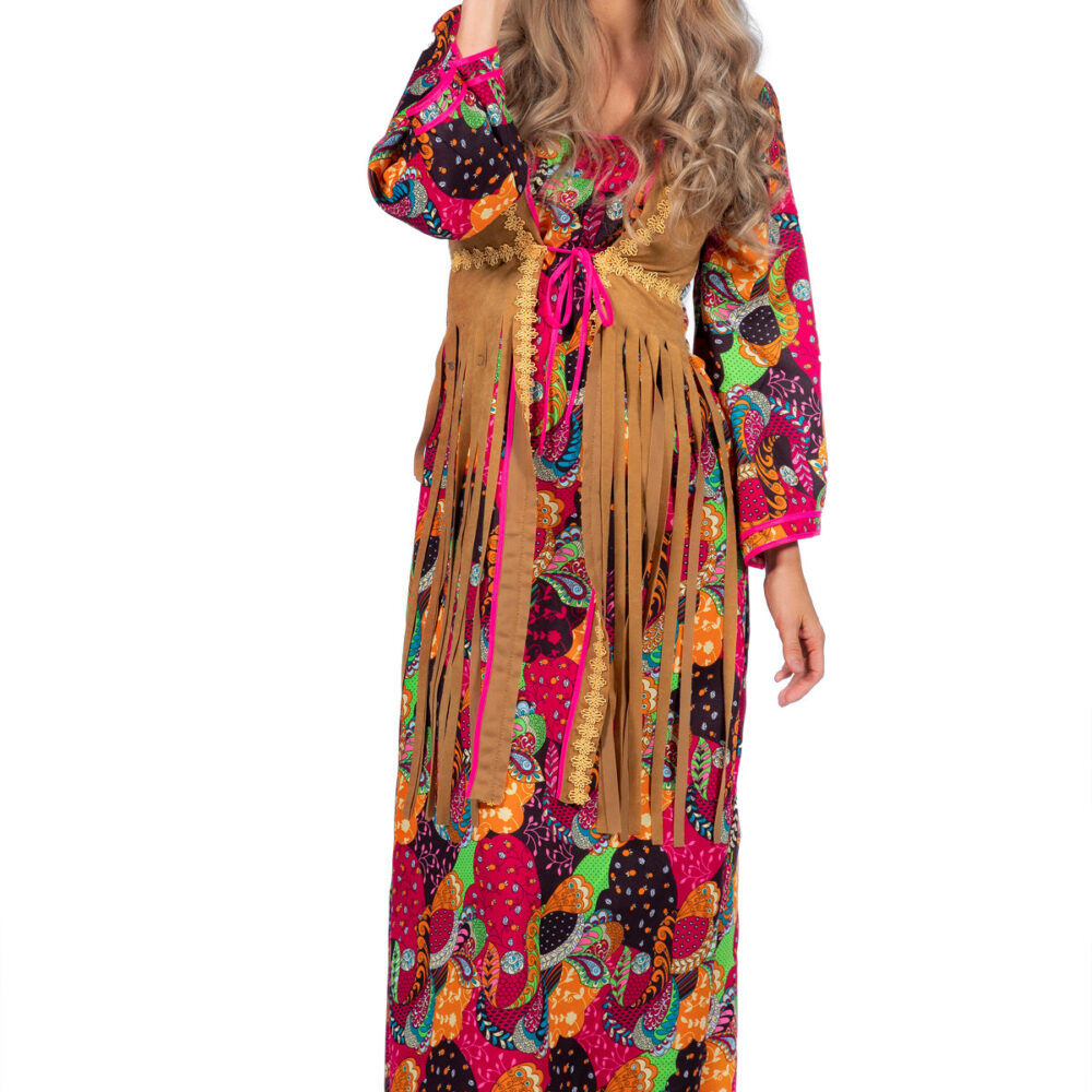 Hippie lange jurk