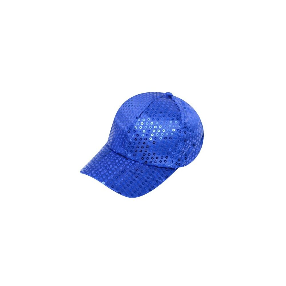 glitter-pet-blauw-cap-pailletten-los