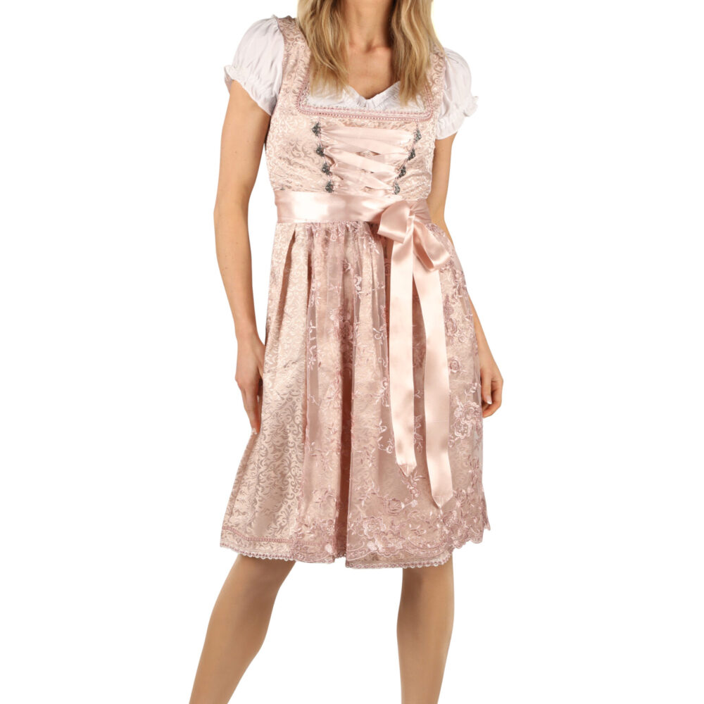 Dirndl jurk Valentina roze (excl. blouse)