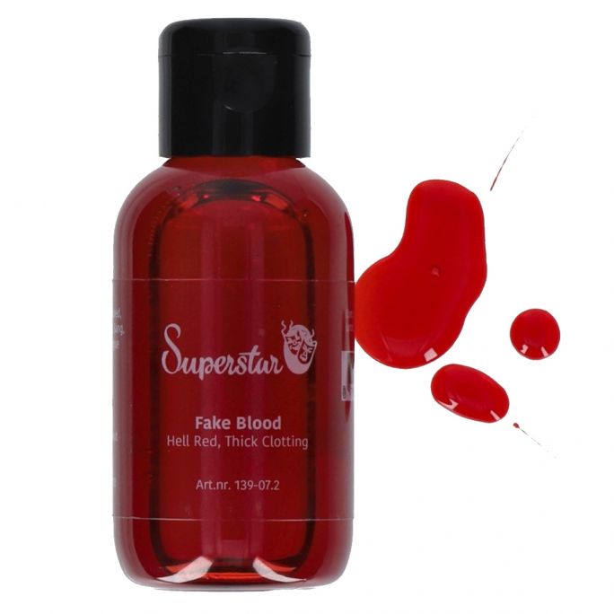 Superstar nep bloed helrood dik stollend 50ml