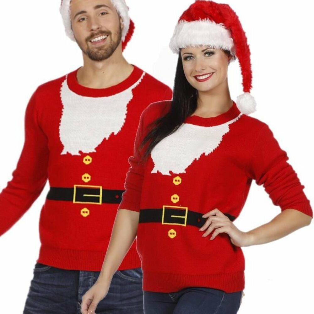kersttrui-rood-unisex