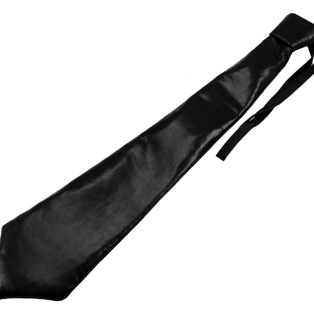 Stropdas metallic zwart