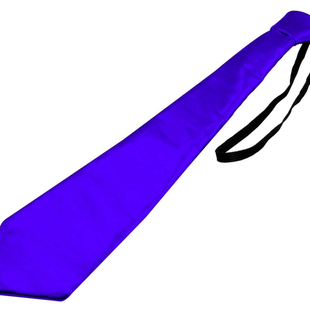 Stropdas metallic blauw