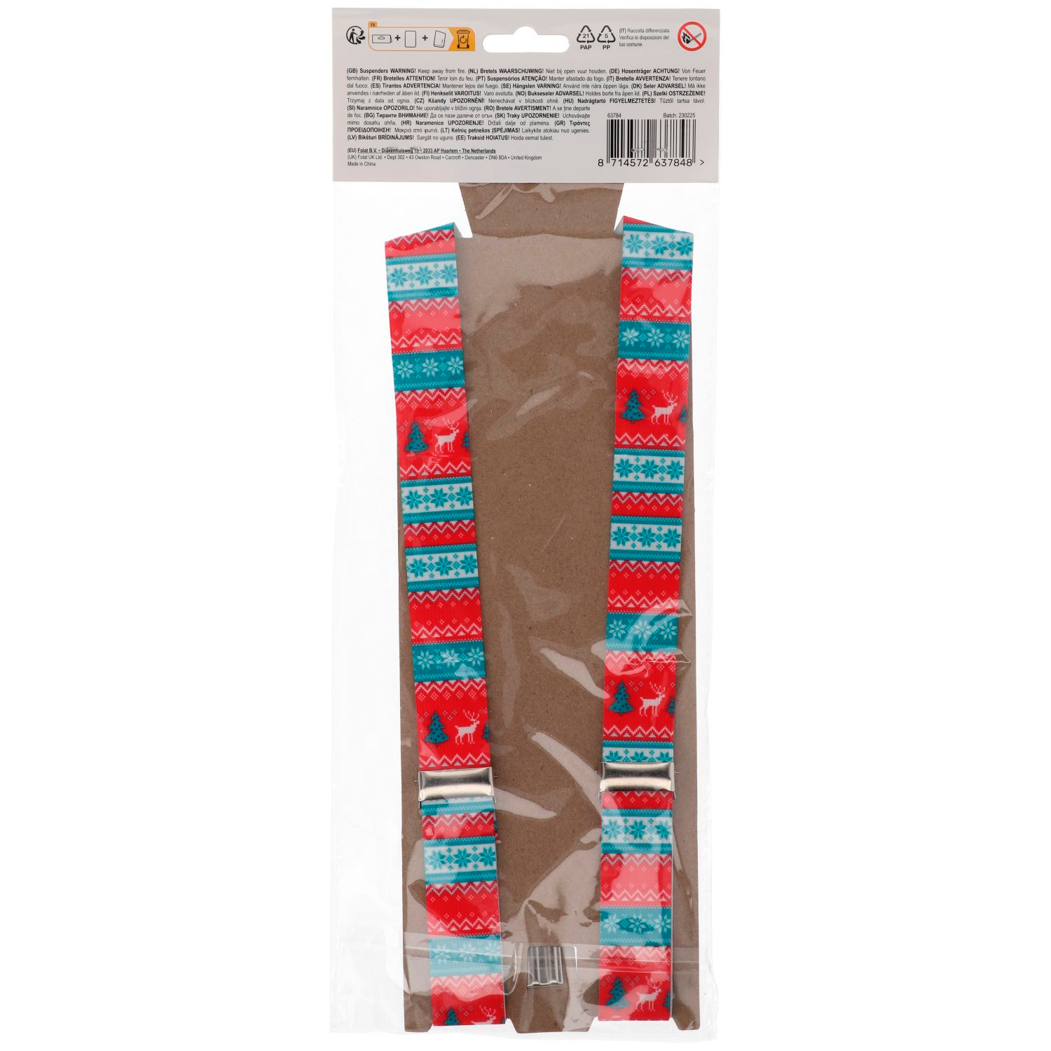 Bretels Fairisle Cozy Christmas - Afbeelding 4