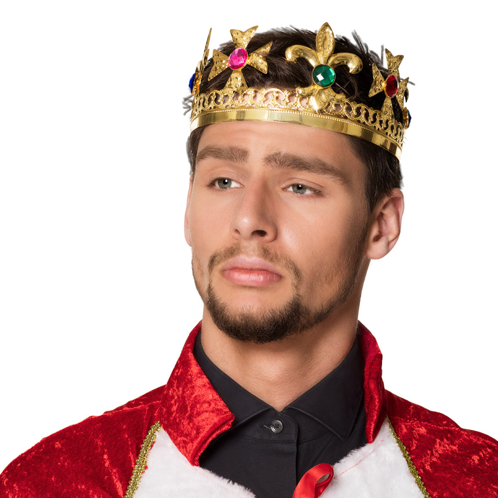 Metalen kroon Royal king goud