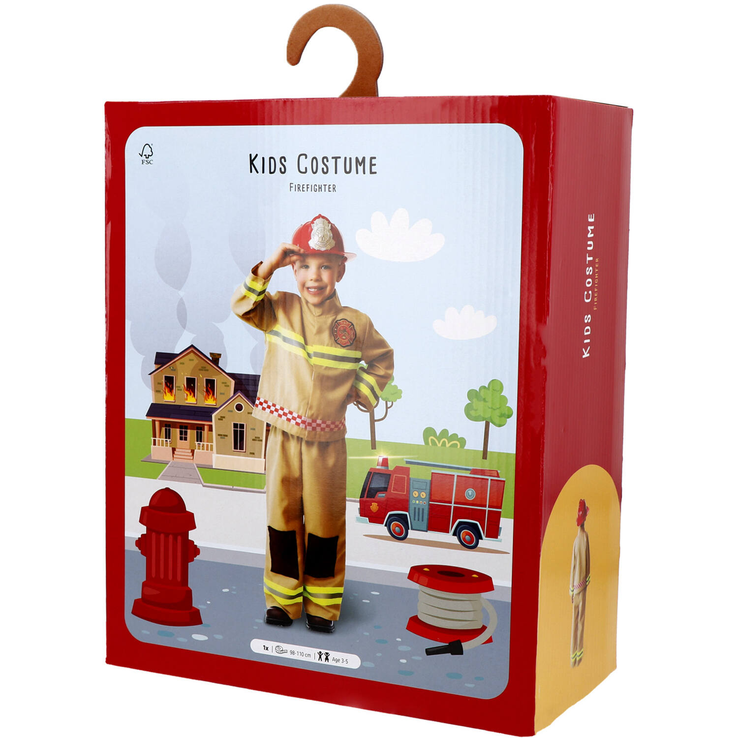 Brandweerpak met helm - Afbeelding 3