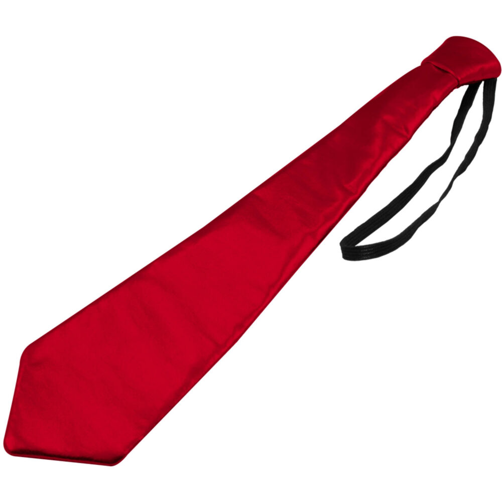Stropdas metallic rood