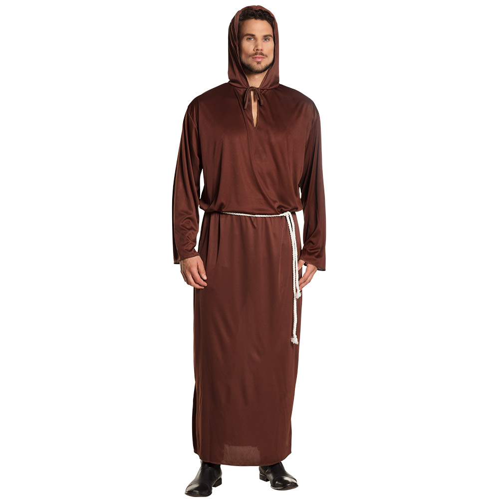 Monnik kostuum bruin M/L
