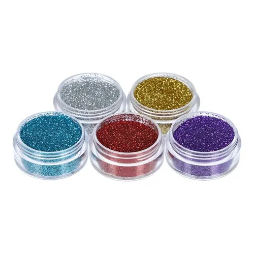 Glitterset Fluor voor Glitter tattoo (5 x 5ml)