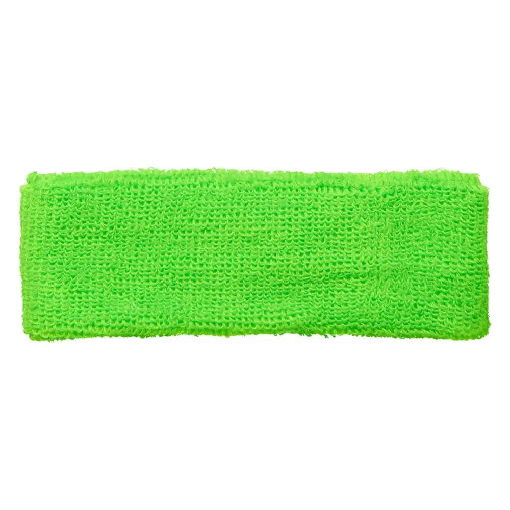 Hoofdband neon groen
