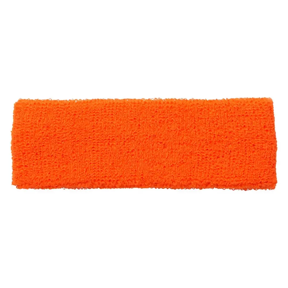 Hoofdband neon oranje