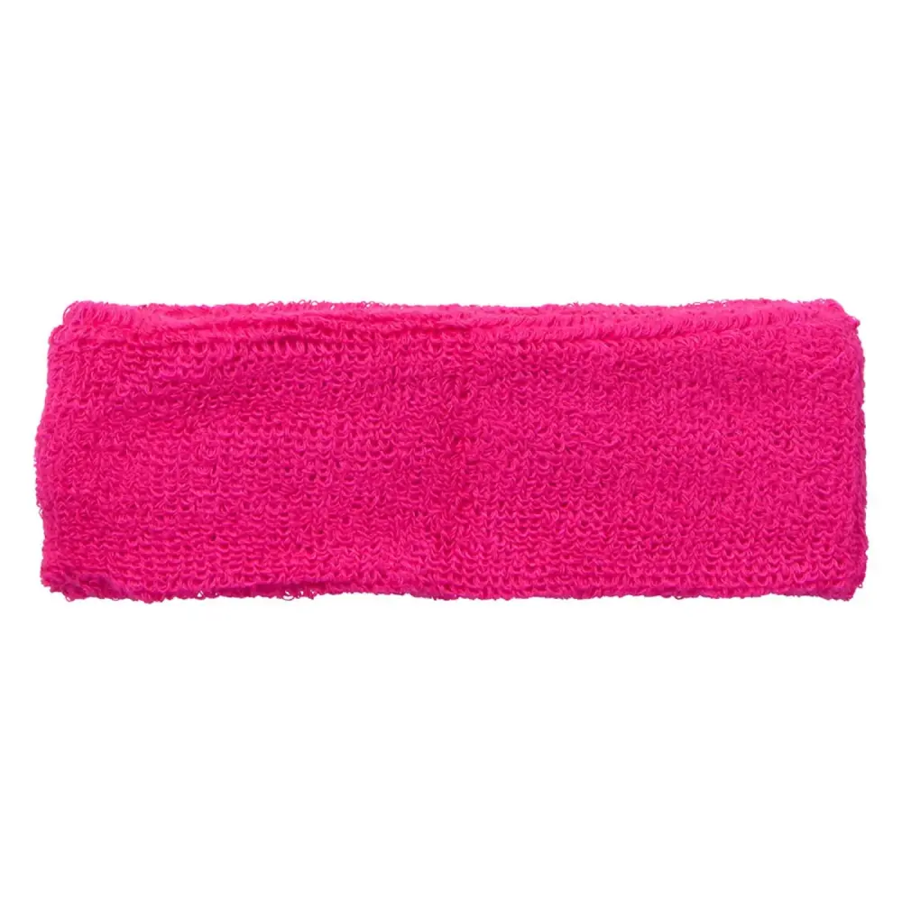 Hoofdband neon roze