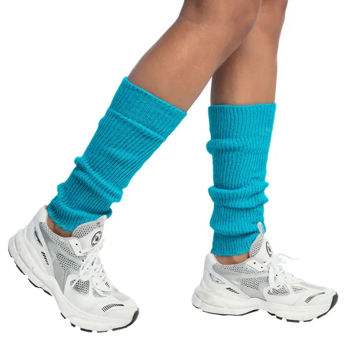 Beenwarmers turquoise blauw