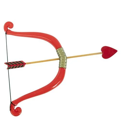 Cupido pijl en boog rood 55 x 15,8cm