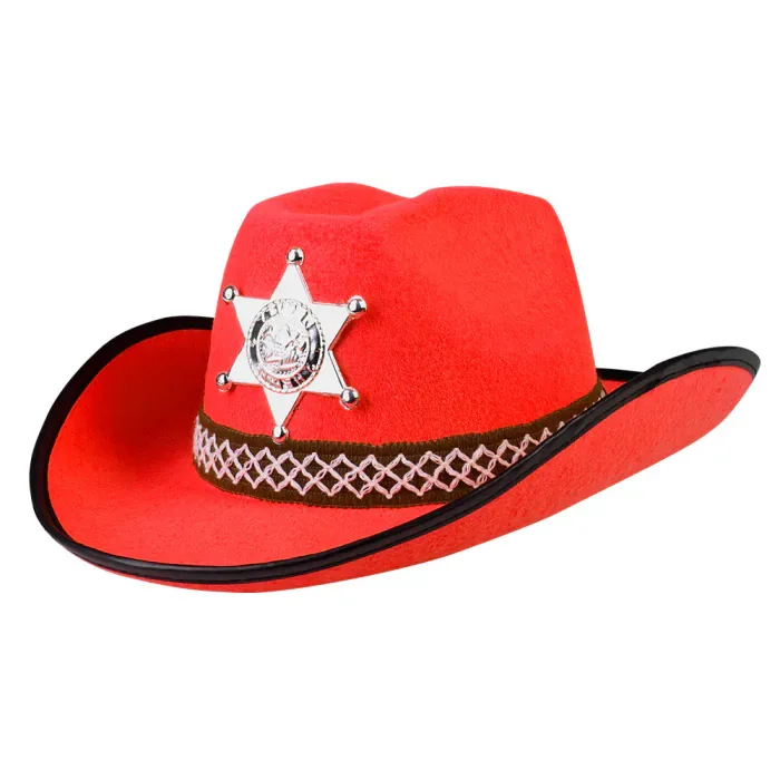 Cowboyhoed Sheriff junior rood