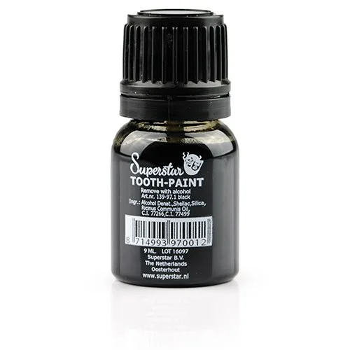 Tandenlak zwart 9ml